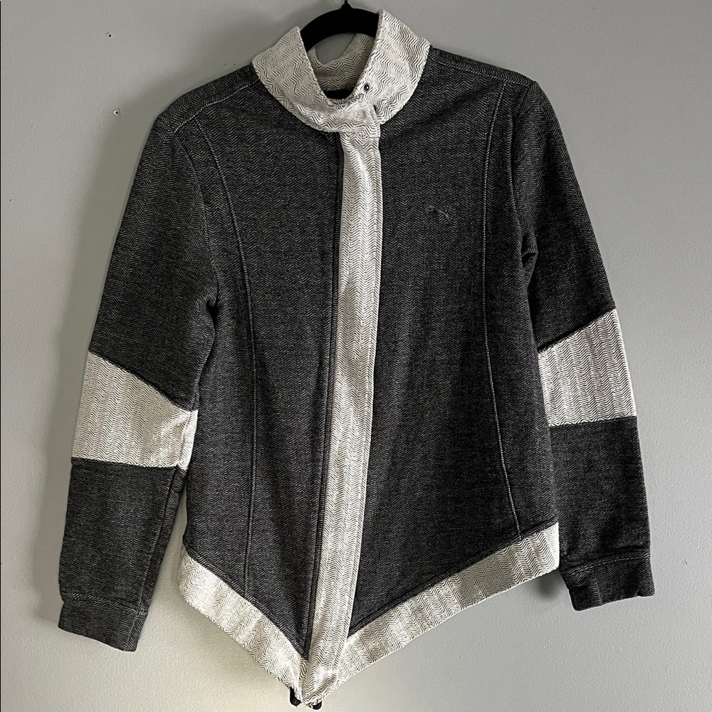 Puma Women's Charcoal and Silver Jacket